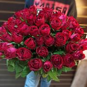 Букет из 51 красной розы 60 см